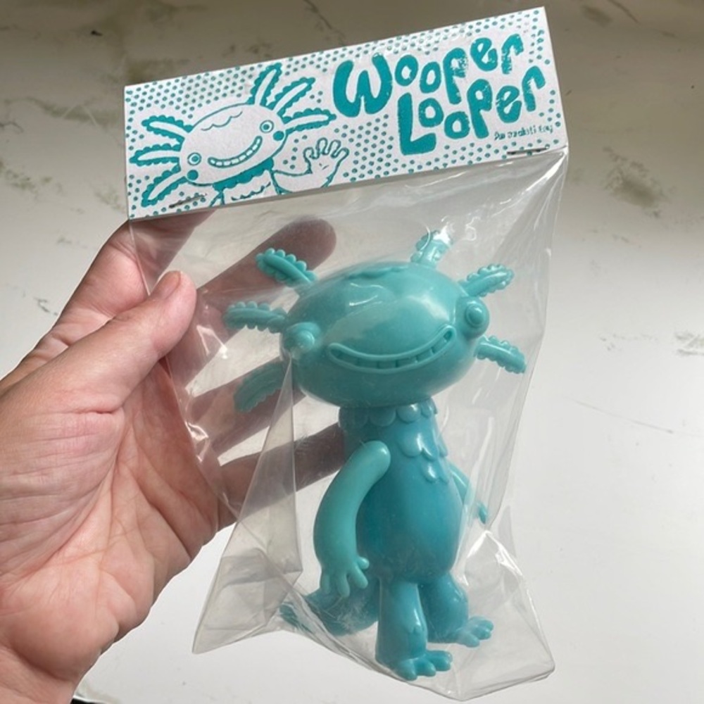 Gary Ham Wooper Looper Figure Blue New in Signed Bag ChakOne Sizekis